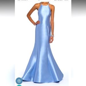 Mermaid Gown Pastel Blue